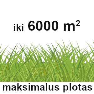 zoles roboto pjaunams plotas 60 aru