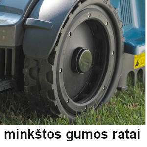 zoles roboto ratai ir gumines padangos