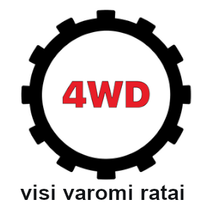 zoles robotas su visais varomais ratais AWD