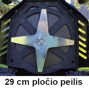29 cm pločio zolės roboto peilis
