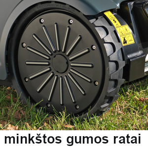zoles roboto minkstos gumos ratai