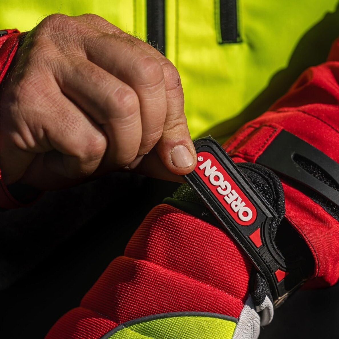Oregon Protect PRO Hi-Vis pjūklininko pirštinės 8