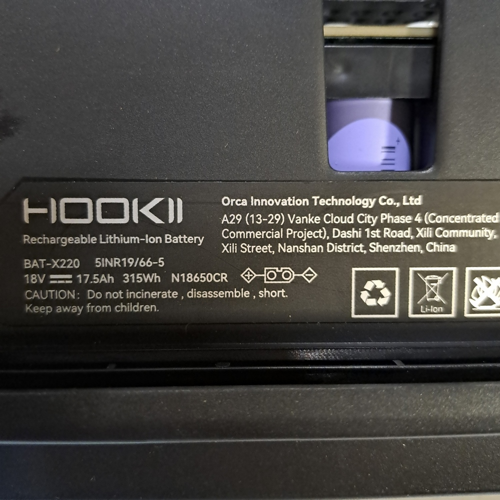 Akumuliatorius 17.5 Ah Hookii Neomow X vejos robotams (HKYFDZBJ000236) 2