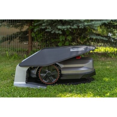 Įkrovimo stotelės stogelis Sunseeker X5 ir X7 robotams 2 Įkrovimo stotelės stogelis Sunseeker X5 ir X7 robotams 2