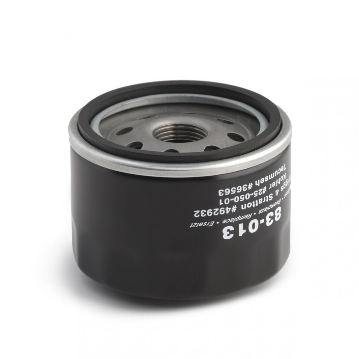 Alyvos filtras daugeliui Briggs&Stratton variklių su tepalo pompa, trumpesnė filtro 83- 283 versija (#492932) 1