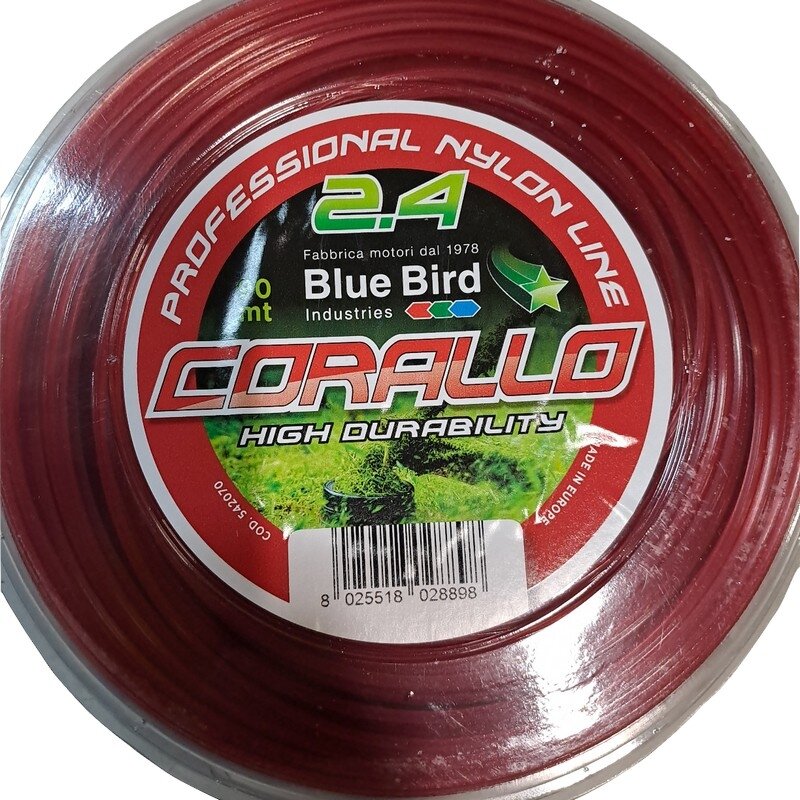 Blue Bird Corallo penkiakampis pjovimo valas 3,0mm/60m 1 Blue Bird Corallo penkiakampis pjovimo valas 3,0mm/60m 1