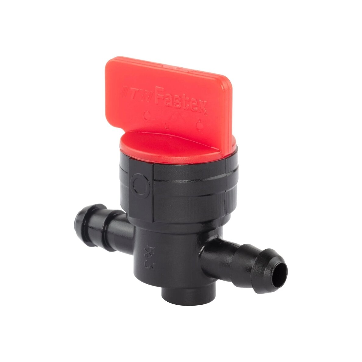 Čiaupas kuro B&S 6,35 mm (1/4") tiesus su dviem klipsais