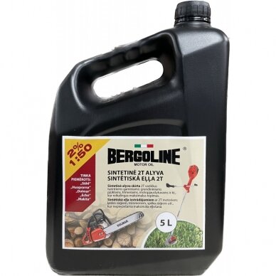 Dvitaktė sintetinė alyva Bergoline 5L (žalia) Dvitaktė sintetinė alyva Bergoline 5L (žalia)