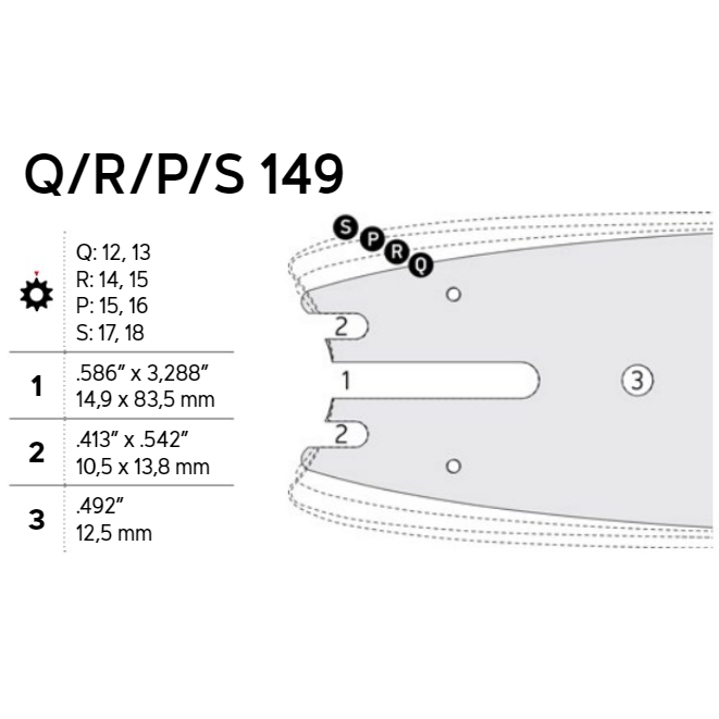 Juosta SpeedMax, .404"/60cm/2,0mm 1