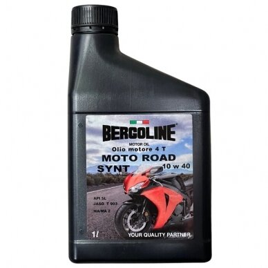 Keturtaktė alyva "Moto Road Synt" 10W40, 1 L. Keturtaktė alyva "Moto Road Synt" 10W40, 1 L.