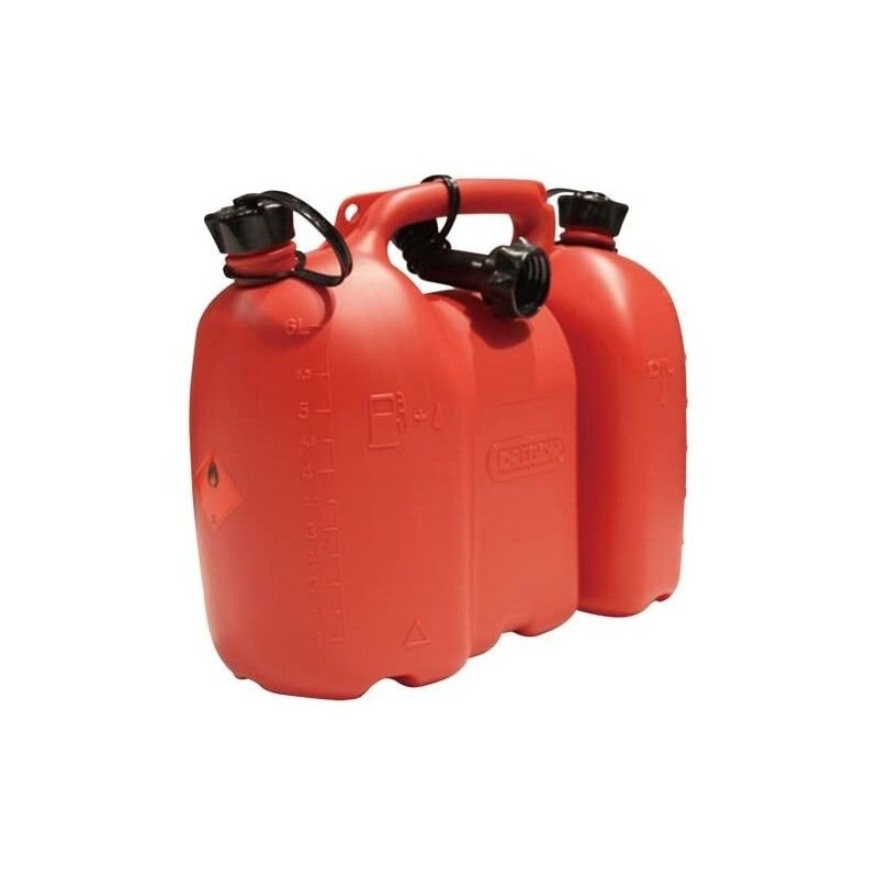 Kombinuotas bakelis kurui ir alyvai Oregon 6+3 l Raudonas 4