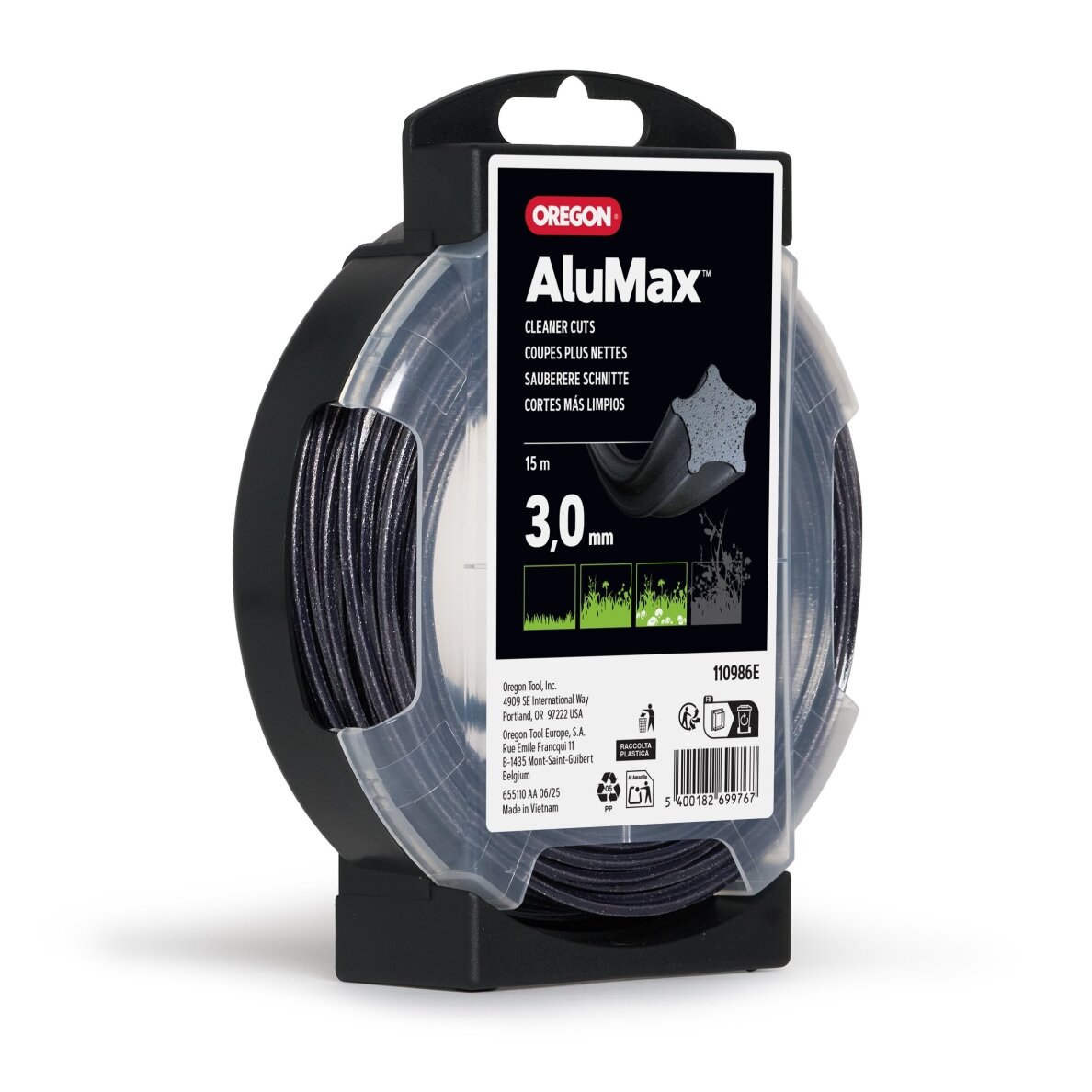 Oregon AluMax pjovimo valas 3,0mm/15m 1