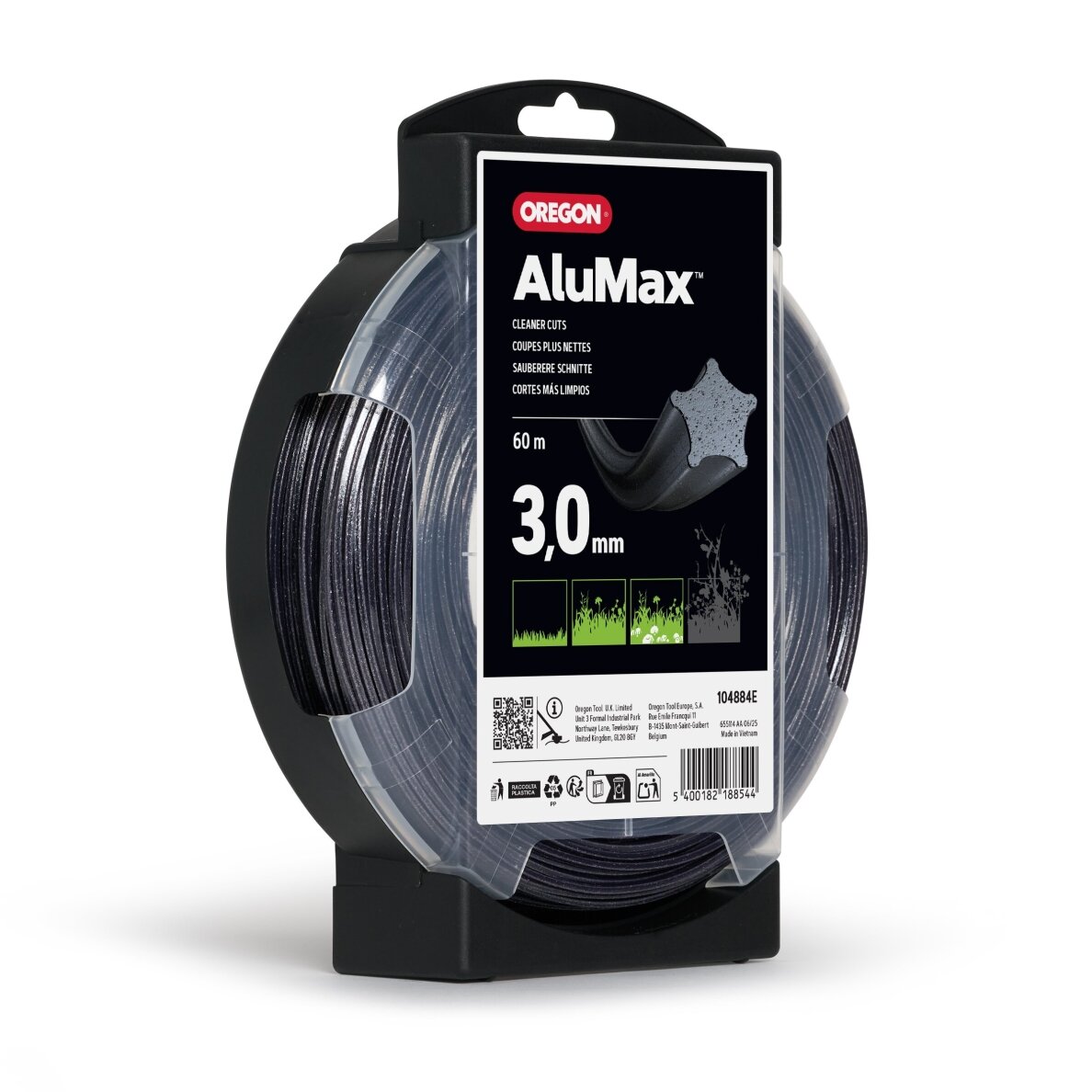 Oregon AluMax pjovimo valas 3,0mm/60m 1 Oregon AluMax pjovimo valas 3,0mm/60m 1