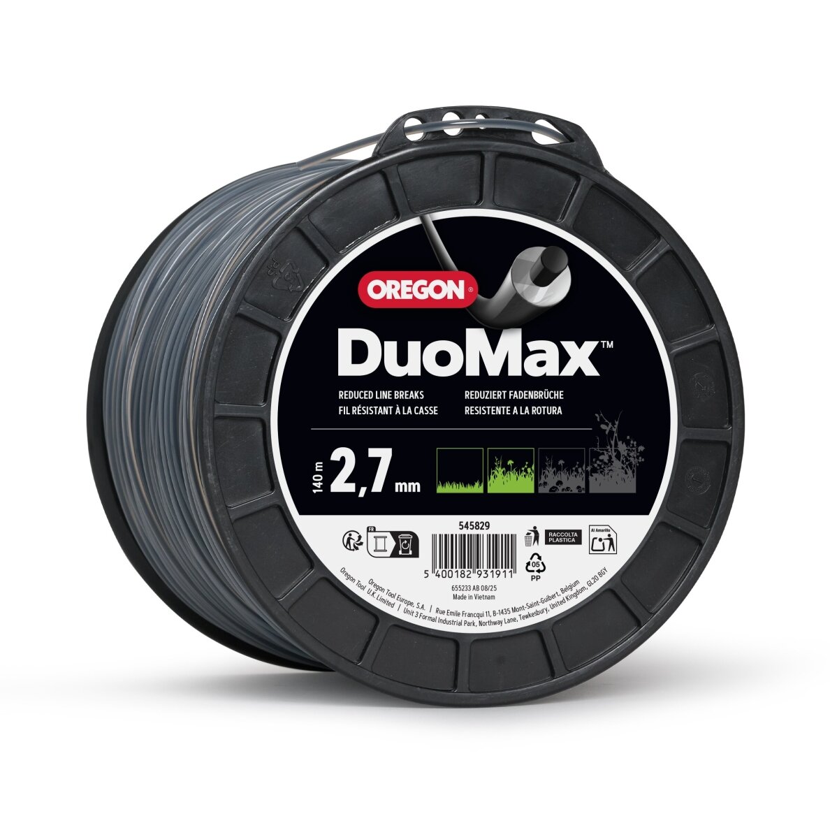 Oregon DuoMax pjovimo valas 2,7mm/140m