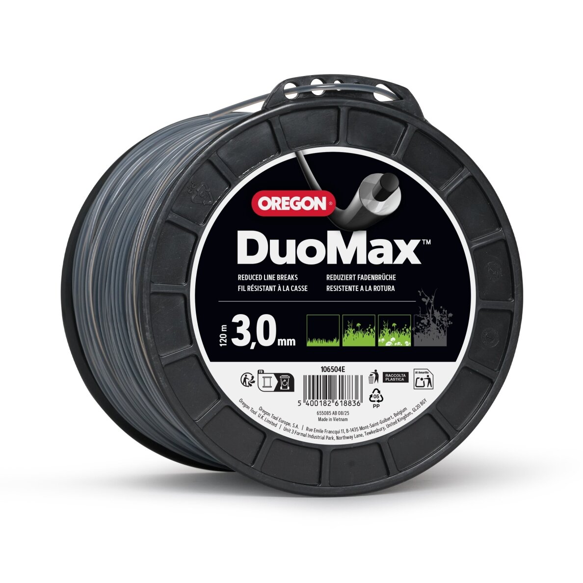 Oregon DuoMax pjovimo valas 3,0mm/120m Oregon DuoMax pjovimo valas 3,0mm/120m