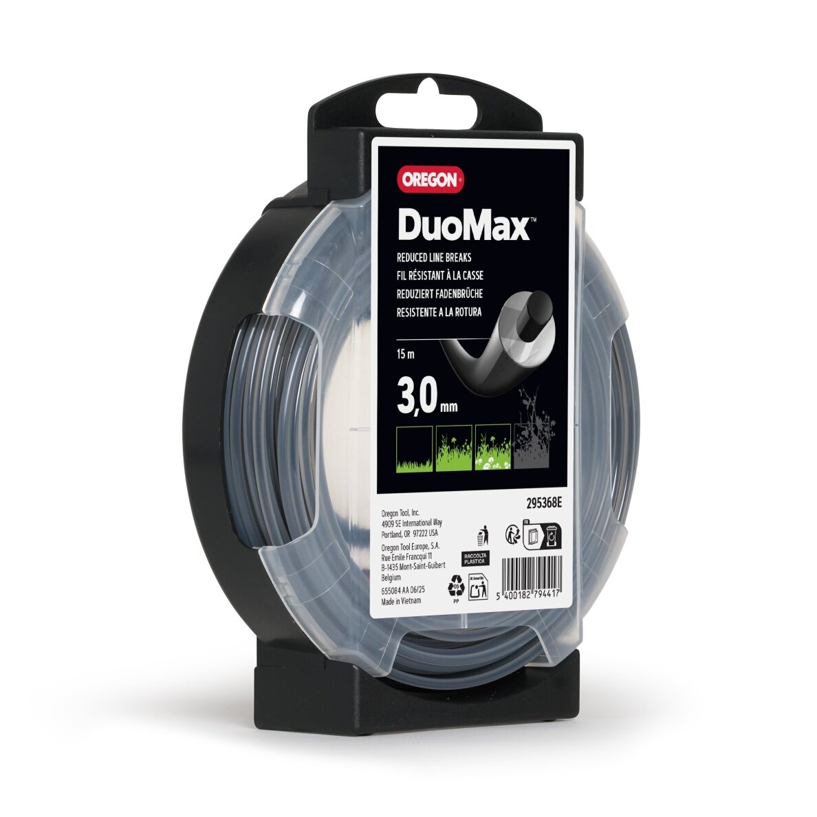 Oregon DuoMax pjovimo valas 3,0mm/15m 1 Oregon DuoMax pjovimo valas 3,0mm/15m 1