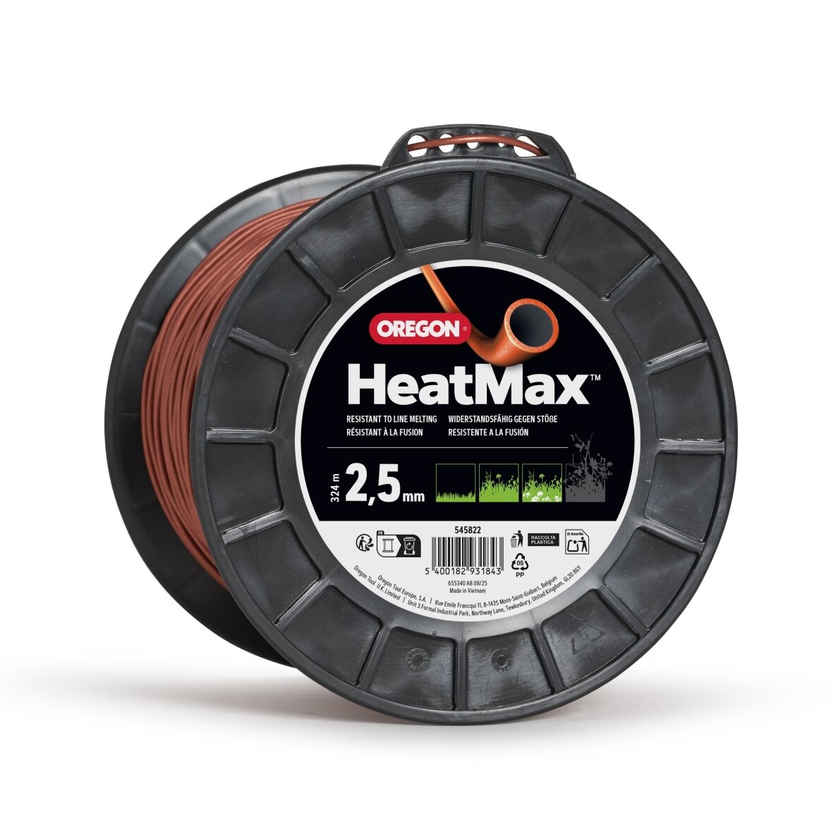 Oregon HeatMax pjovimo valas 2,5mm/324m Oregon HeatMax pjovimo valas 2,5mm/324m