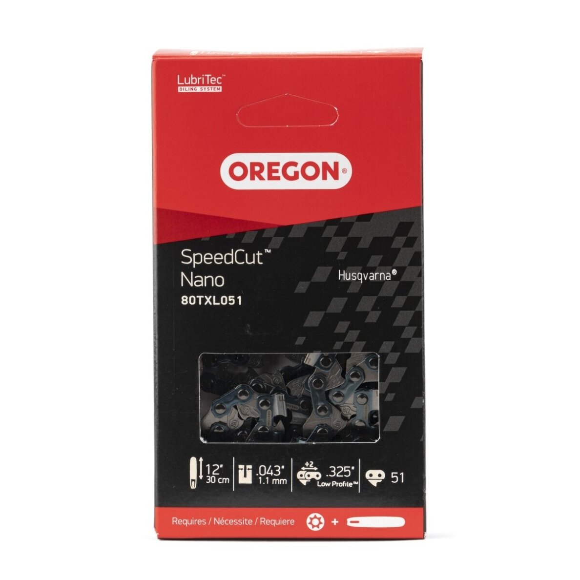 Oregon pjovimo grandinė 80TXL070E - 1,1 mm/70 nareliai/apvaliu kampu Oregon pjovimo grandinė 80TXL070E - 1,1 mm/70 nareliai/apvaliu kampu