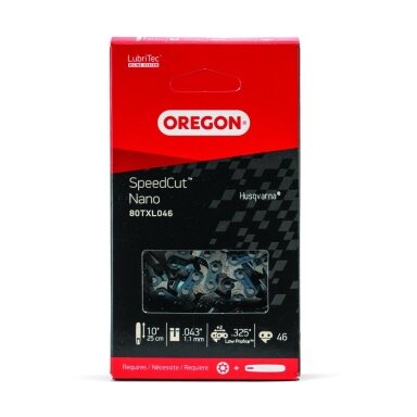 Oregon pjovimo grandinė 80TXL059E - 1,1 mm/59 nareliai/apvaliu kampu Oregon pjovimo grandinė 80TXL059E - 1,1 mm/59 nareliai/apvaliu kampu