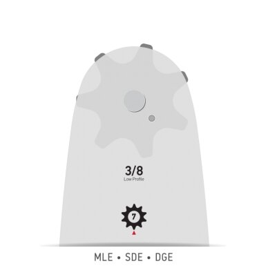 OREGON Single Rivet 3/8"/10"/1,3 mm pjovimo juosta 2