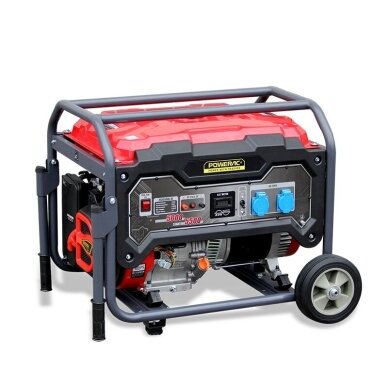 Powerac PR6500-3 benzininis generatorius Powerac PR6500-3 benzininis generatorius