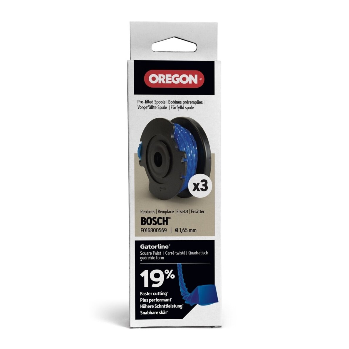 Ritė su valu "Gatorline", F016800569 Bosch, 3 vnt. Ritė su valu "Gatorline", F016800569 Bosch, 3 vnt.