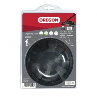 Universali pjovimo galva trimeriams Oregon Lightning Load 130mm 2 Universali pjovimo galva trimeriams Oregon Lightning Load 130mm 2
