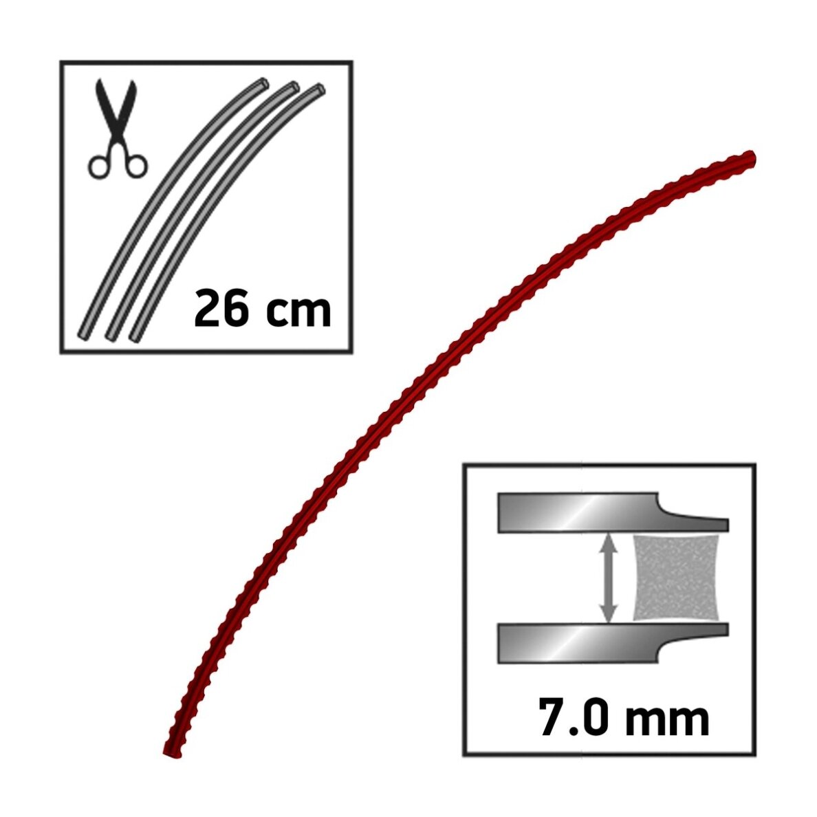 Valas Techni-Blade, 7mm, 40 vnt. 1