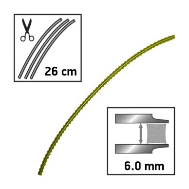 Valas Techni-Blade, 6mm, 50 vnt. 1 Valas Techni-Blade, 6mm, 50 vnt. 1